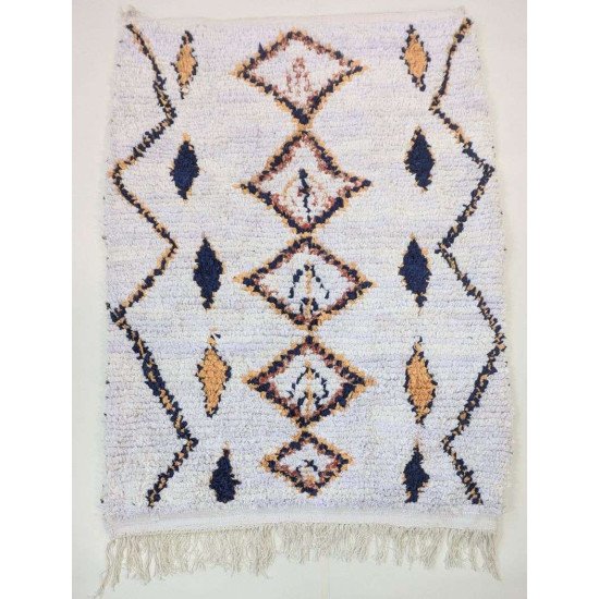 Boucherouite Tæppe 136x108cm